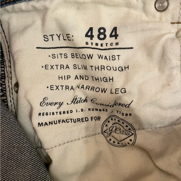 28x30 Men’s J. Crew 484 Stretch Jeans - Picture 6 of 6